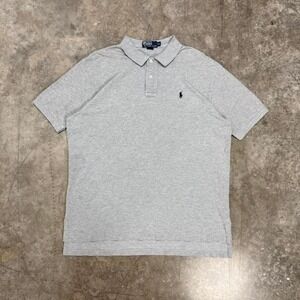 Vintage Polo Ralph Lauren Gray Polo Size XL